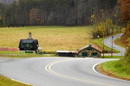 Winding Road in Brasstown